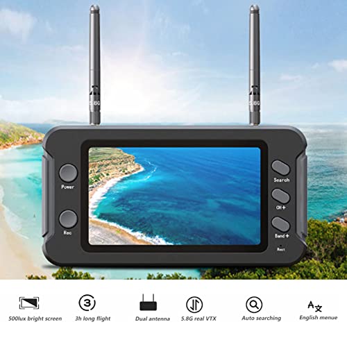 7-Inch LCD FPV Receiver Monitor with DVR