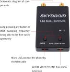 Skydroid 5.8G FPV Receiver for Android Smartphones