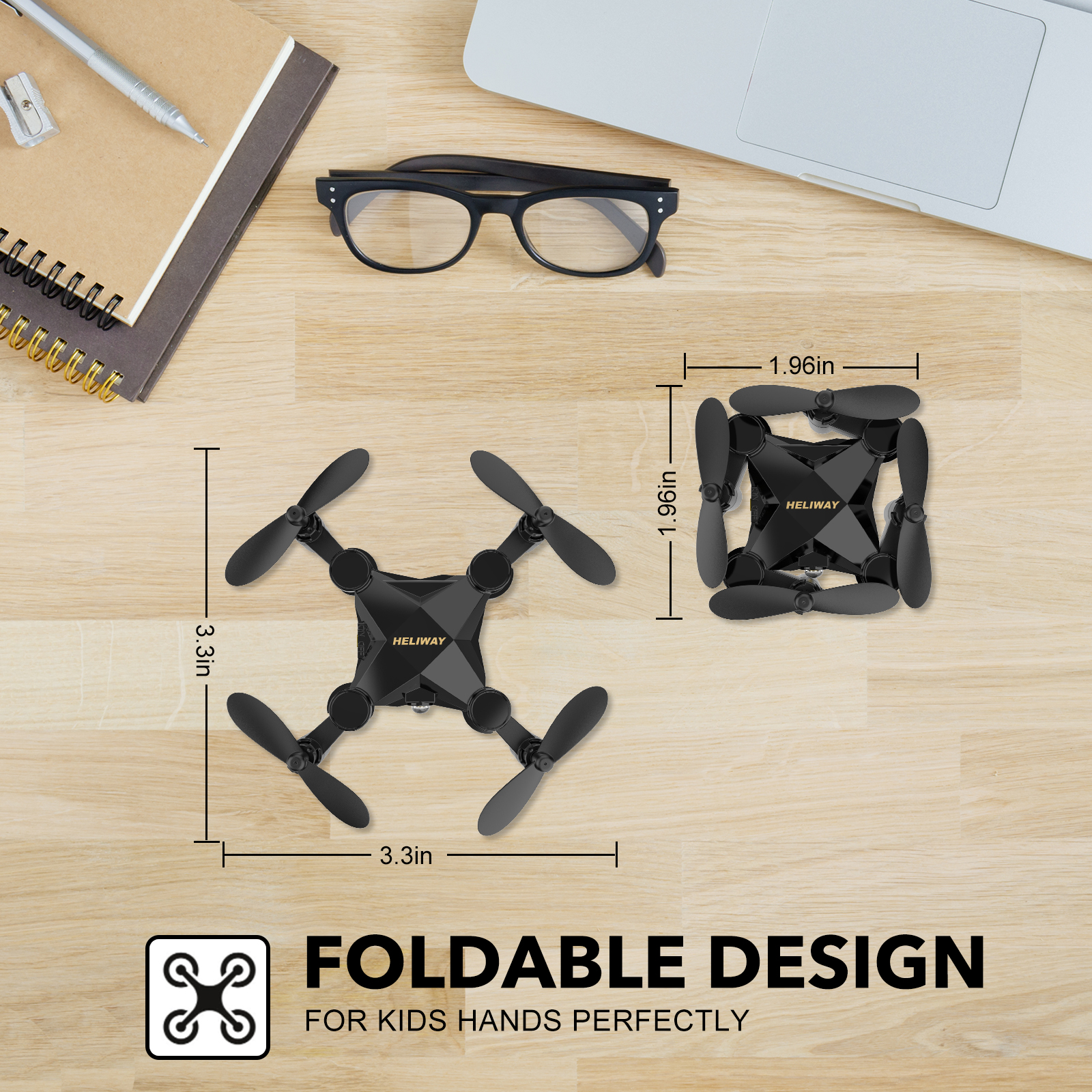 Portable Mini UAV Drone - Great for All Ages!