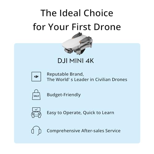 DJI Mini 4K Drone Bundle with 3 Batteries