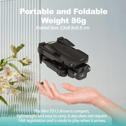 Toladrone TD12 Foldable Mini Drone with Camera