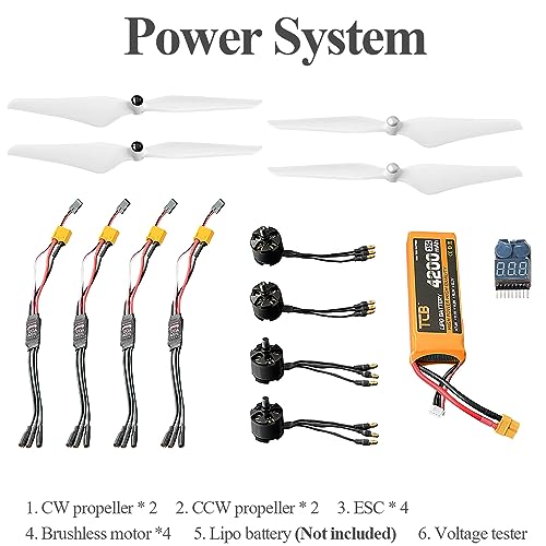 HAWK'S WORK F450 DIY Drone Kit with Accessories