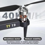TTROARDS TT19 Beginner-Friendly Camera Drone with FPV