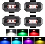 JinRui-T LED Strobe Light for Drones - 4 Pack