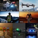JinRui-T LED Strobe Light for Drones - 4 Pack