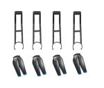 TOPRCBOXS 4 Propellers & 4 Guards for H24 Drone