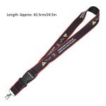 Rugged Nylon Drone Transmitter Neck Strap (Red)