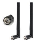 2 Pack Dual Band WiFi Antennas RP-SMA 3dBi