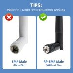 2 Pack Dual Band WiFi Antennas RP-SMA 3dBi