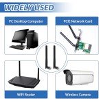 2 Pack Dual Band WiFi Antennas RP-SMA 3dBi