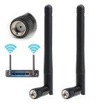 2 Pack Dual Band WiFi Antennas RP-SMA 3dBi