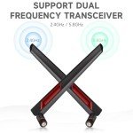 Eightwood Dualband WiFi Antenna 10 dBi RP-SMA
