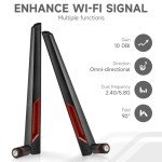 Eightwood Dualband WiFi Antenna 10 dBi RP-SMA