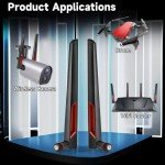 Eightwood Dualband WiFi Antenna 10 dBi RP-SMA