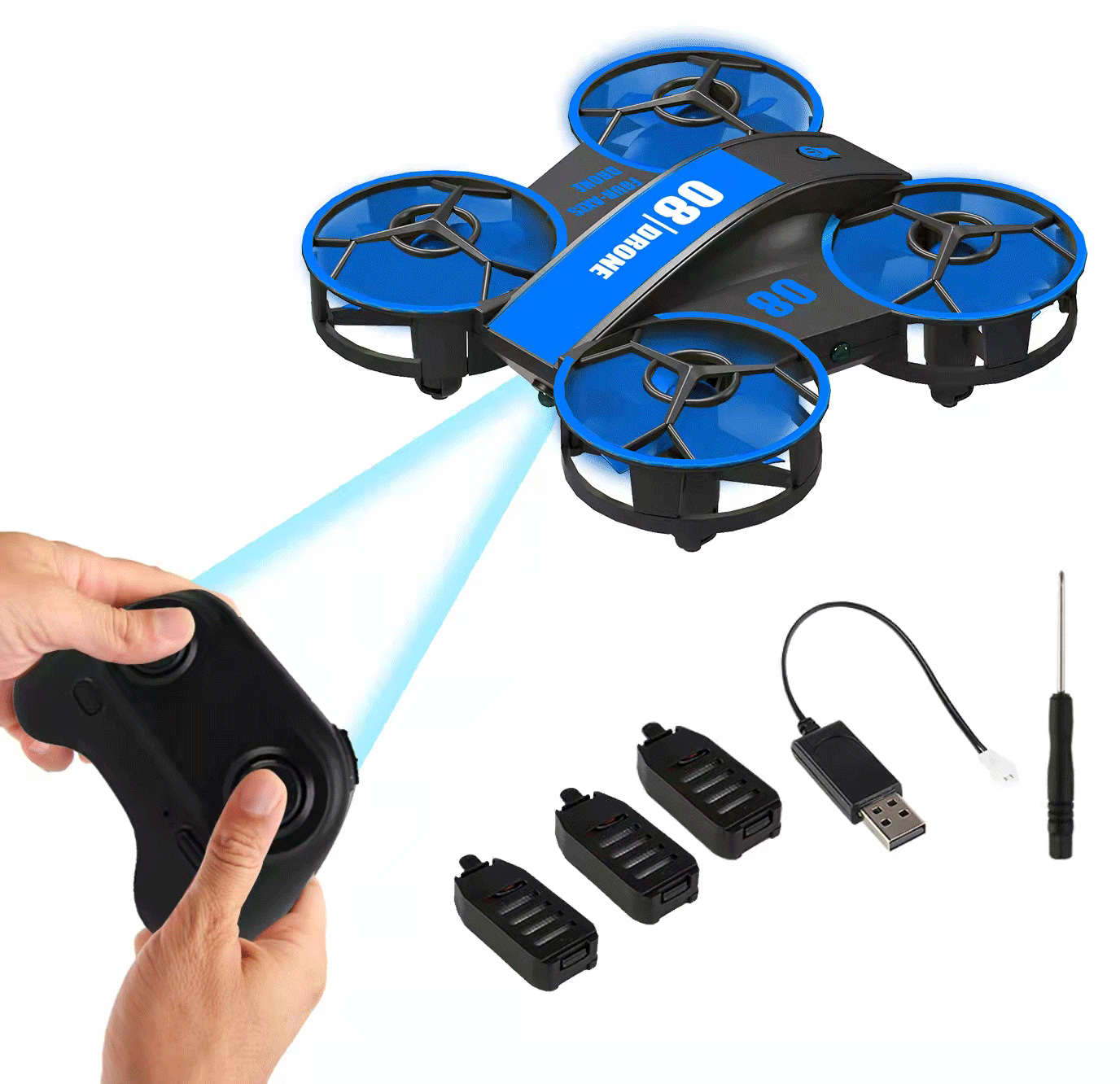 FlyNova Hand-Operated UFO Drone Toy