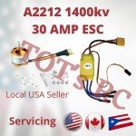 A2212 1400KV Motor 30A ESC 3s ESC DEANS | XT60 | rc plane heli drone FPV Wing