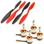 F450 Quadcopter Drone Kit PDB 30A ESC 2212 Motor Frame Landing Gear Kit