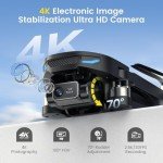 DEERC D65 4K Gimbal Drone for Beginners