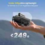 DEERC D65 4K Gimbal Drone for Beginners