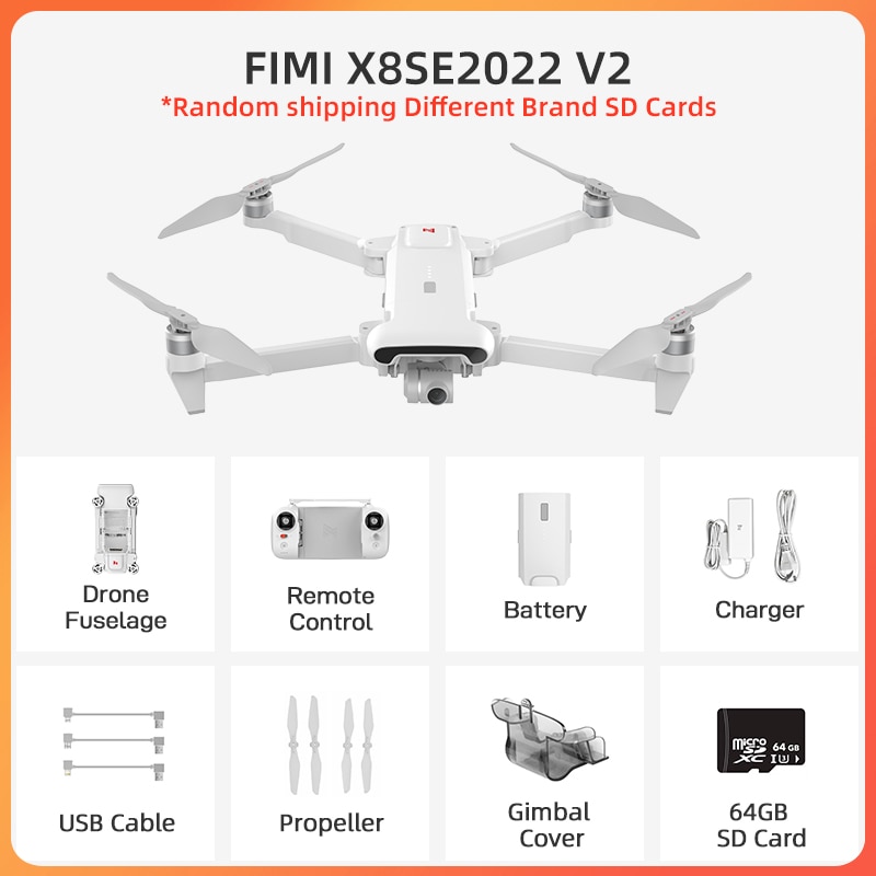 Professional FIMI X8SE 2022 4K Drone