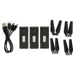 3PCS 1800mAh Drone Battery & Propeller Blades