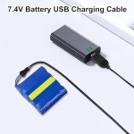 USB Charger Cable for 7.4V Lipo Batteries