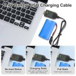 USB Charger Cable for 7.4V Lipo Batteries