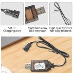 Litinliv USB Charger Cable for RC Vehicles and Drones
