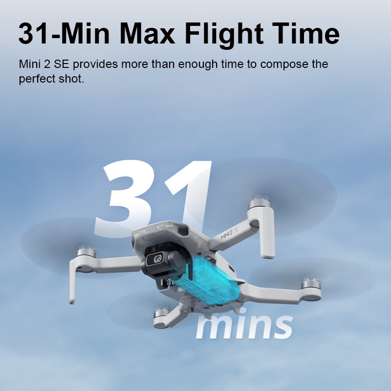 DJI Mini 2 SE Drone - 2.7K/30fps Video