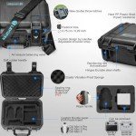 LEKUFEE Waterproof Carrying Case for DJI Mini 3