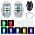 2-Pack Wireless Drone Strobe Lights with Remote