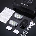 2-Pack Wireless Drone Strobe Lights with Remote