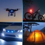 2-Pack Wireless Drone Strobe Lights with Remote