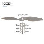 4-Pack of 8x6 Propellers with Adapters