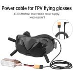FPV Goggles Power Cable, XT60 to DC 48in