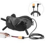 FPV Goggles Power Cable, XT60 to DC 48in