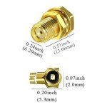 DollaTek 5pcs U.FL to SMA WiFi Antenna Cables