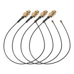 Fasizi 5pcs U.FL to SMA Pigtail Antenna Cables