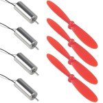AEDIKO 4pcs 716 Coreless Motors with Propellers
