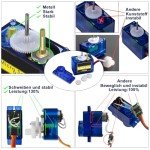 Metal Geared Servo Motor Kit for RC Toys