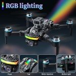 OBEST Mini Drone with 1080P HD Camera and Lights
