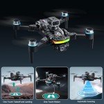 OBEST Mini Drone with 1080P HD Camera and Lights