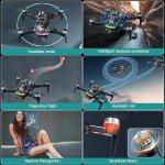 OBEST Mini Drone with 1080P HD Camera and Lights