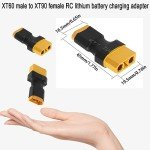 XT60 Male to XT90 Female ESC Adapter - 2 Pcs