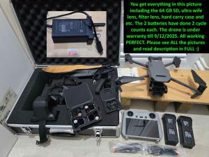DJI Mavic 3 Pro with 2 Batteries & Lenses