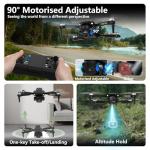 Toladrone TD12PRO 4K Camera Drone for Adults