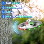 Foam UFO Drone for Kids with LED Lights