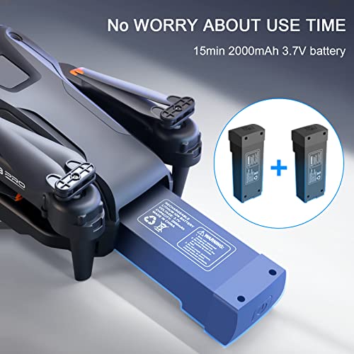I3 PRO Drone with Camera for Adults 1080P HD FPV Camera, Drone for Beginners with Altitude Hold, One Key Landing, Obstacle Avoidance, Optical Flow Hover, Headless Mode, 3D Flips, 2 Modular Batteries
