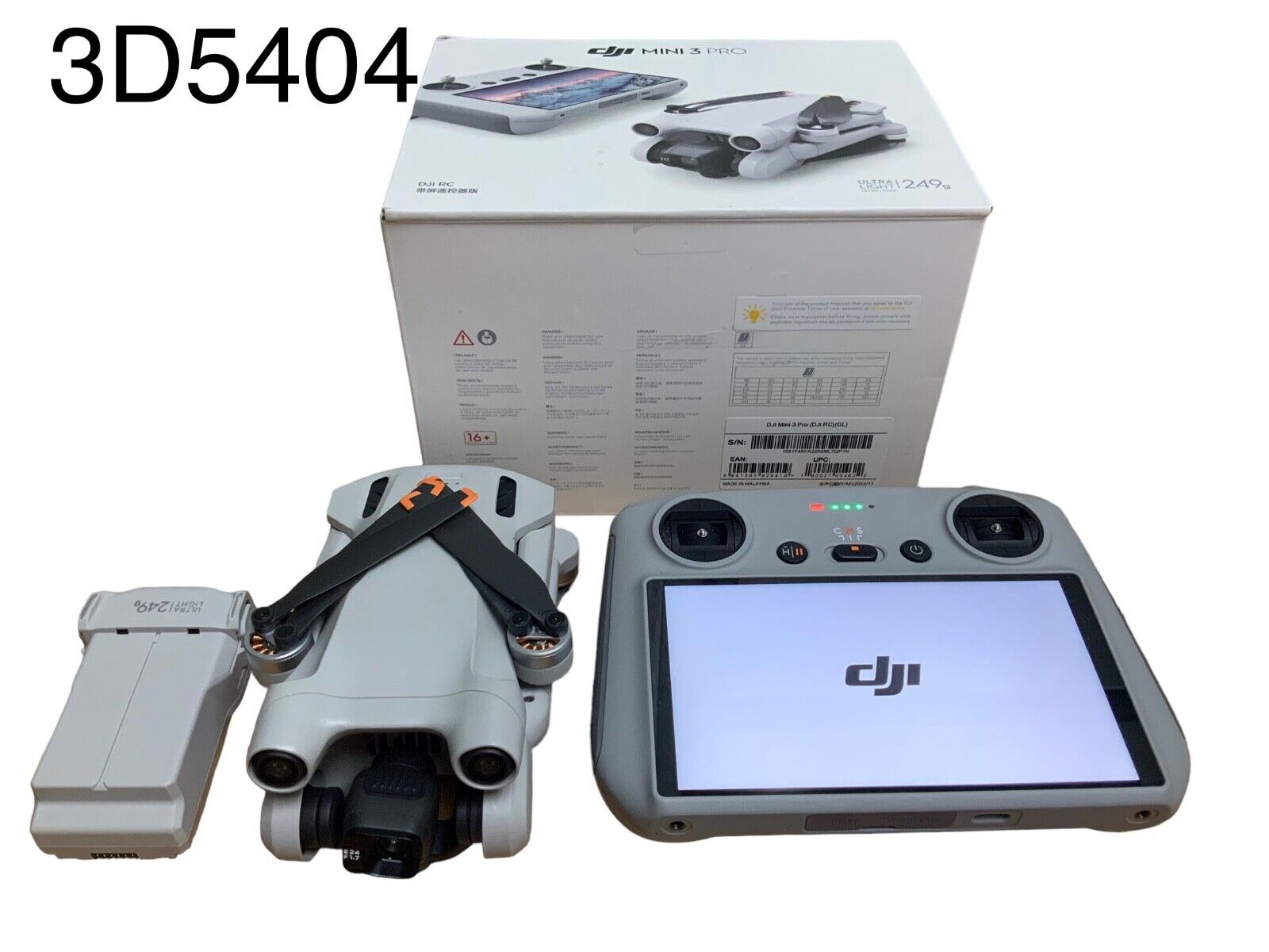 DJI Mini 3 Pro Quadcopter with LCD Remote