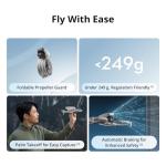 DJI Flip Drone with 4K Camera and Stabilization